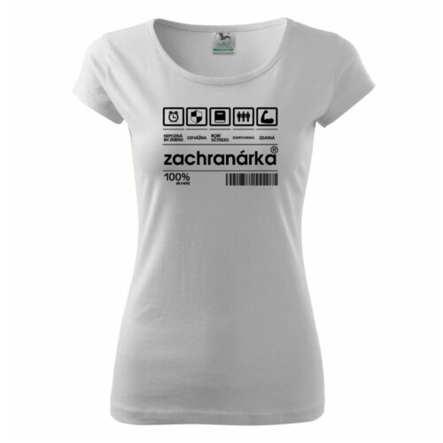 Čiarový kód - zahranárka - Pure dámske tričko
