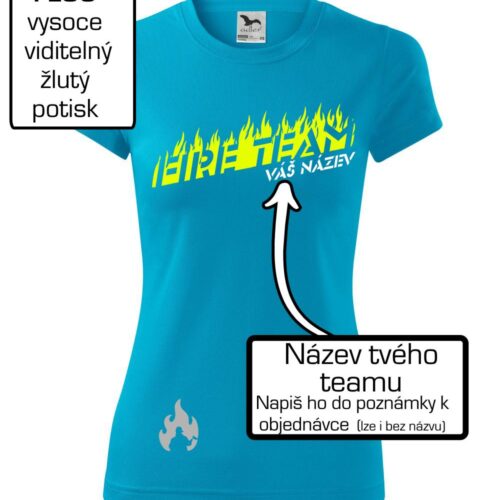 Fire team - oheň - Váš názov - Dámske Fantasy športové