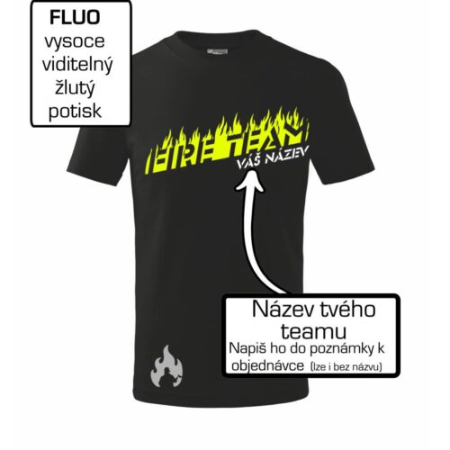 Fire team oheň (vlastný nápis) - Detské tričko