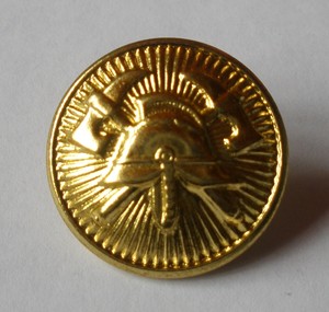 Gombík zlatý 22 mm