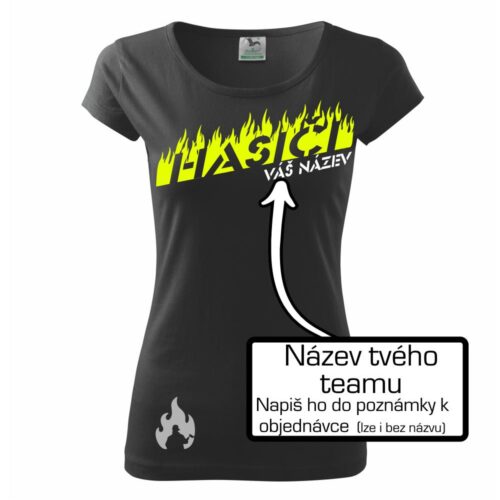 Hasiči oheň (vlastný názov) - Dámske tričko