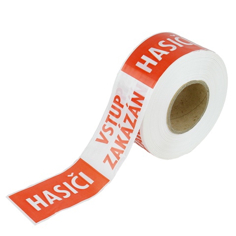 Výstražná ohraničovacia páska HASIČI - VSTUP ZAKÁZANÝ