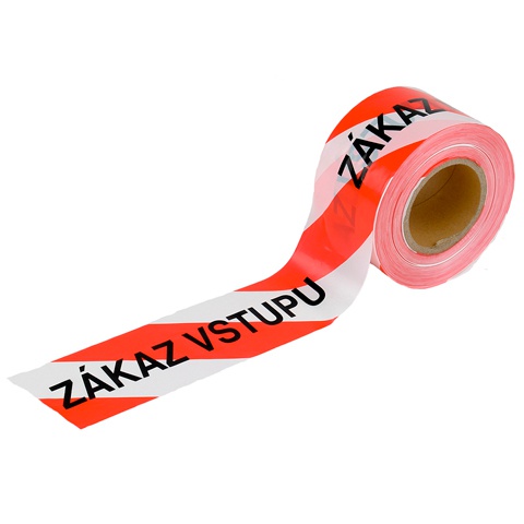 Výstražná ohraničovacia páska ZÁKAZ VSTUPU