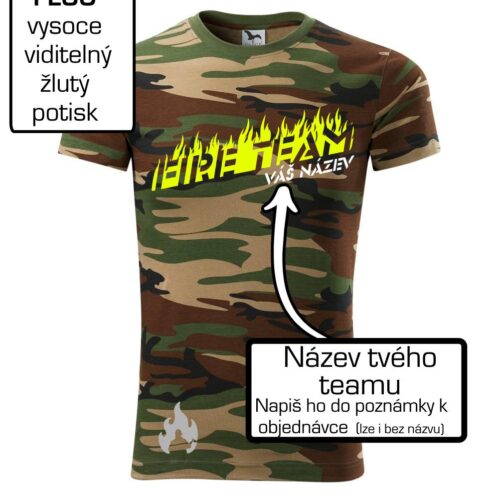 Fire team - oheň - Váš názov - Army CAMOUFLAGE