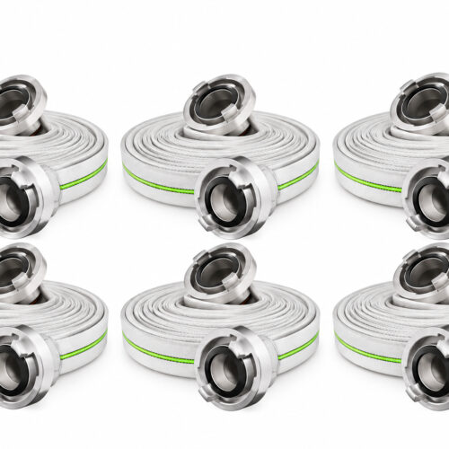 Sada zásahových hadíc D25 GH Titan 3F white spojky klasik - 20m 6ks