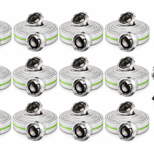 Sada zásahových hadíc D25 GH Titan 3F white spojky klasik - 20m + ZADARMO prúdnica D25