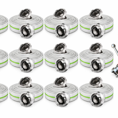 Sada zásahových hadíc D25 GH Titan 3F white spojky klasik - 20m + ZADARMO rozdelovač C-DD